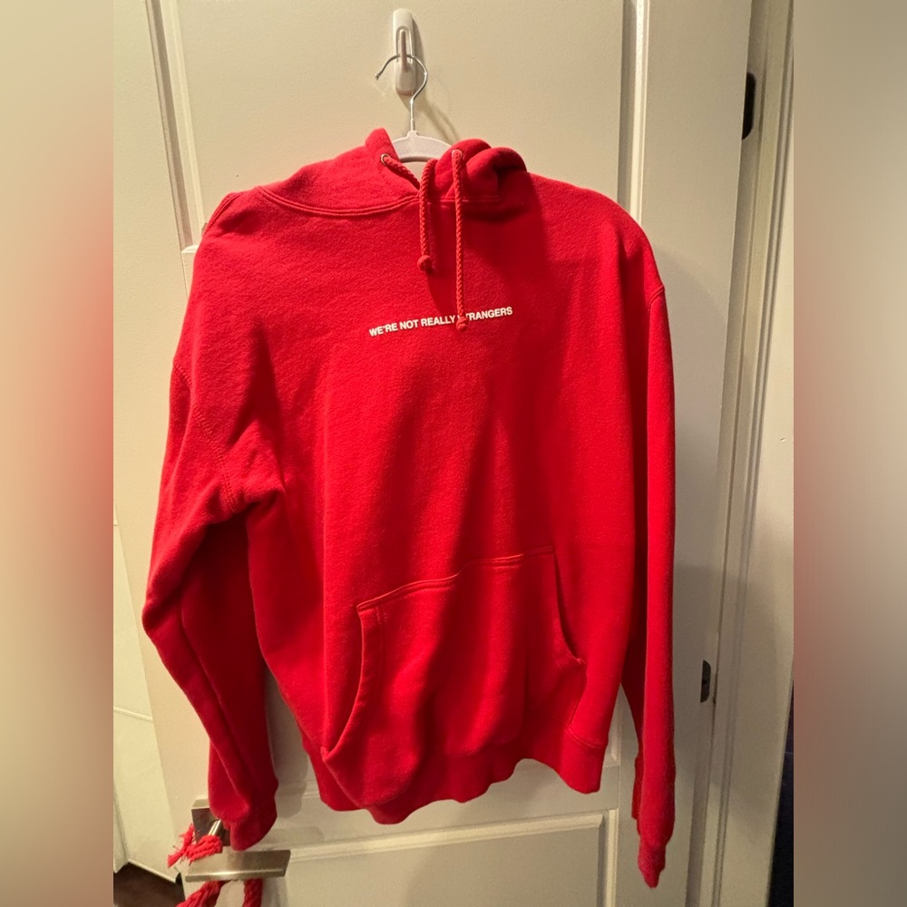 ❤️ We’re Not Really Strangers Red Hoodie ❤️